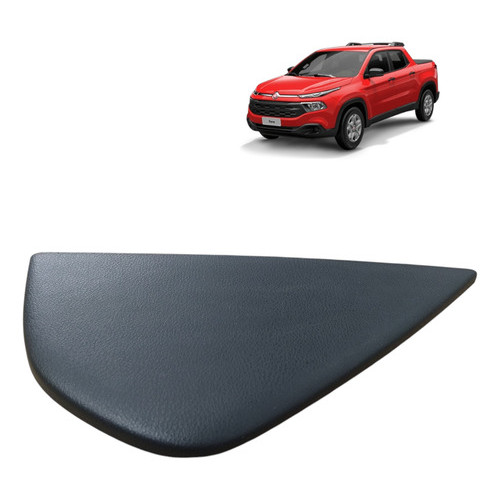 Acabamento Painel Fiat Toro Lado Direito 2016 A 2022 Preto