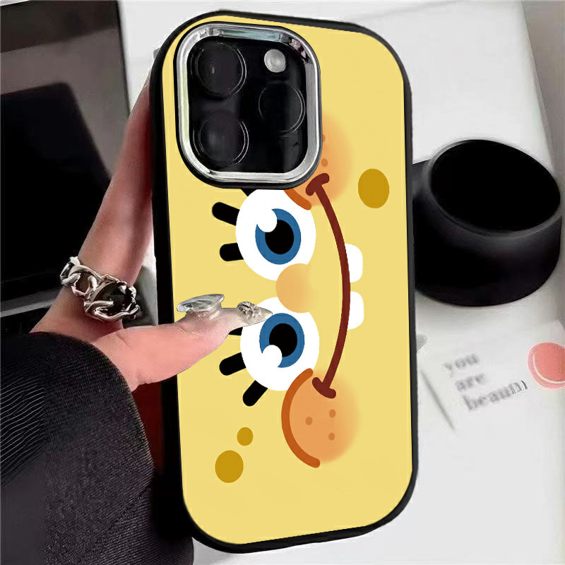 Capinha Capa Para Redmi A1 A2 A5 10 12 POCO X3 X5 X6 X7 Note 8 10 12 13 Bob Esponja Calça Quadrada