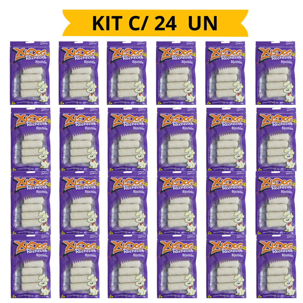 PETISCO CAO XISDOG BIJUZINHO 53G - KIT 24