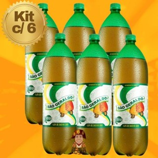 Fardo com 6 Unidades de Refrigerante de Cajuína São Geraldo - 2 Litros em Oferta na Shopee