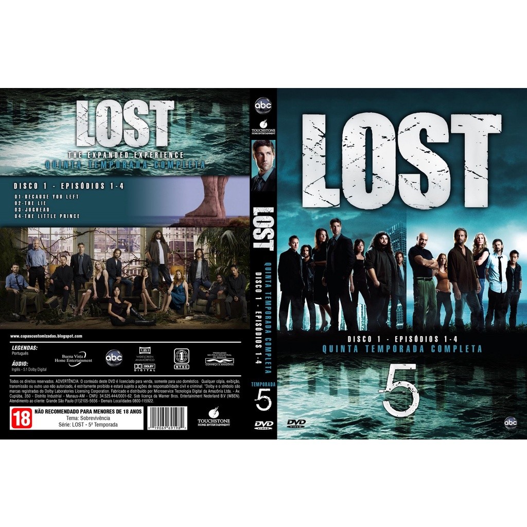 Lost as 6 Temporadas  - Dublado ou  Legendado dvd