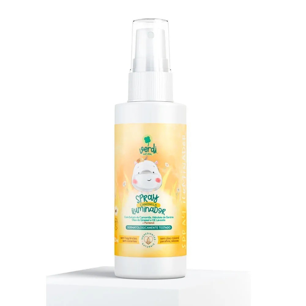 Spray Clareador com Camomila Iluminador Cabelo com Pantenol Verdi Natural em Oferta na Shopee