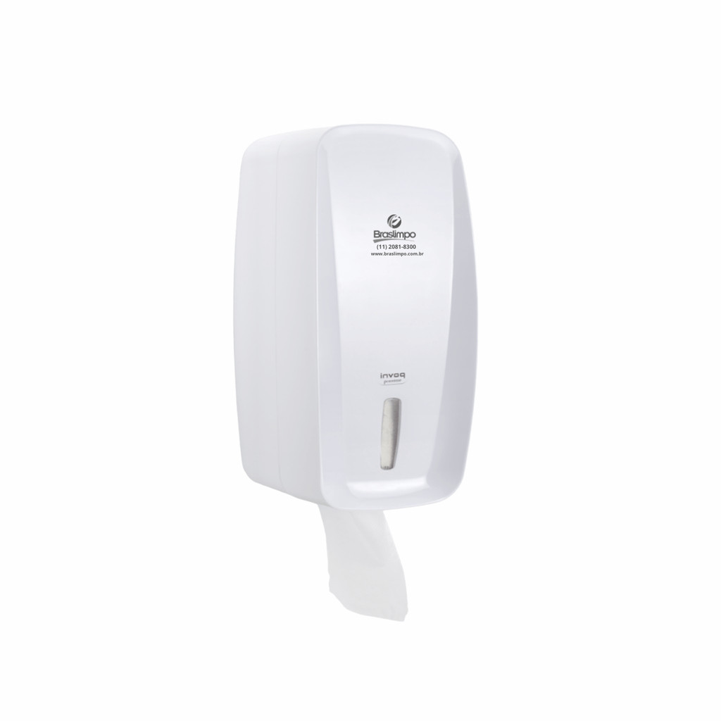 Dispenser Higiênico Interfolhado Branco Invoq Premisse