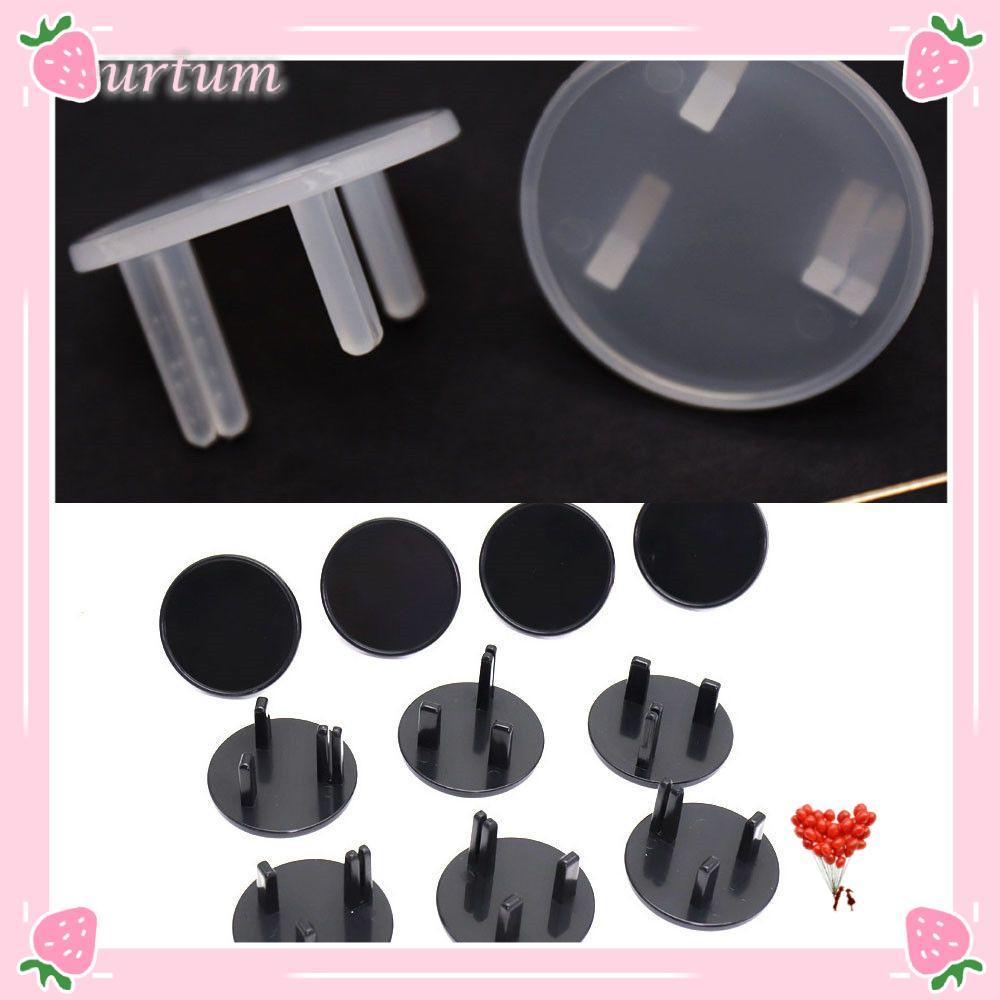 Tampa De Proteção De Energia De Segurança URTUM Tomada ABS Formato Redondo Plugue De Bebê