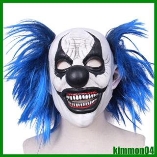 kim Cabelo Látex Realista Sorridente Palhaço Halloween Fantasma Da Casa Assombrada Festa Cosplay Adereços Assustadores em Oferta na Shopee