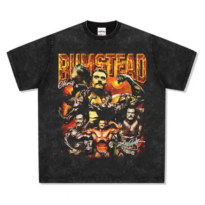 Camiseta Masculina Academia CBum Heavy Metal Lançamento 100% algodão Unissex Plus Size Oversized Premium - Estampaê