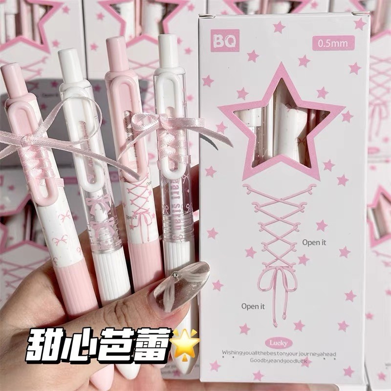 Caneta DIY Ballet Cinta Querida Exame Criativo Papelaria Material Do Estudante De Escritório Presentes Prêmios em Oferta na Shopee