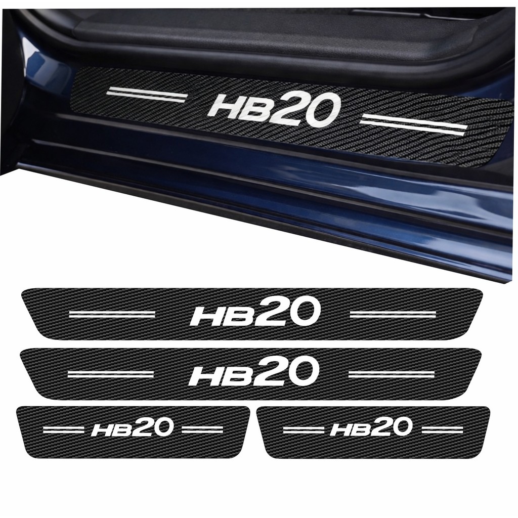 Acessório Automotivo Hyundai HB20 em Vinil Adesivo Soleira Universal em Oferta na Shopee