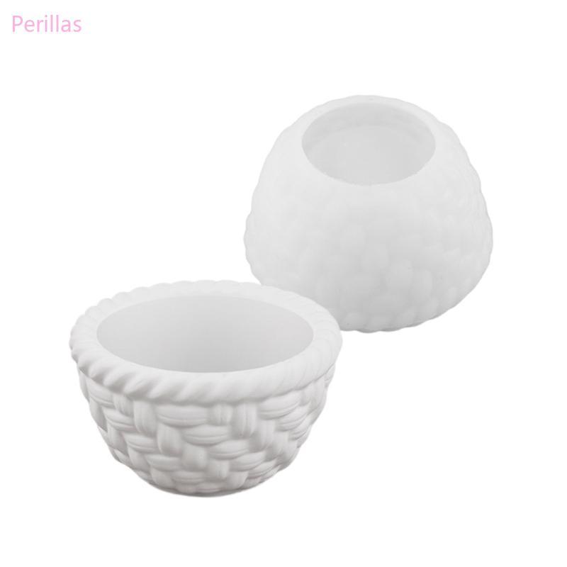 Perillas Suporte Silicone Moldes Cesta Flores Forma Copo Suculento Plantador Molde Jar Para Fazer À Mão em Oferta na Shopee