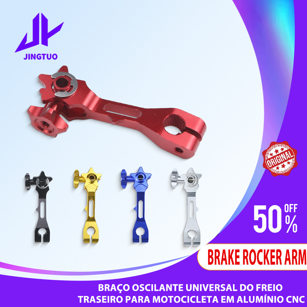Universal Motocicleta CNC Alumínio Freio Traseiro Balancim Ajustável Tensão De Reequipamento Alavanca Moto de trilha