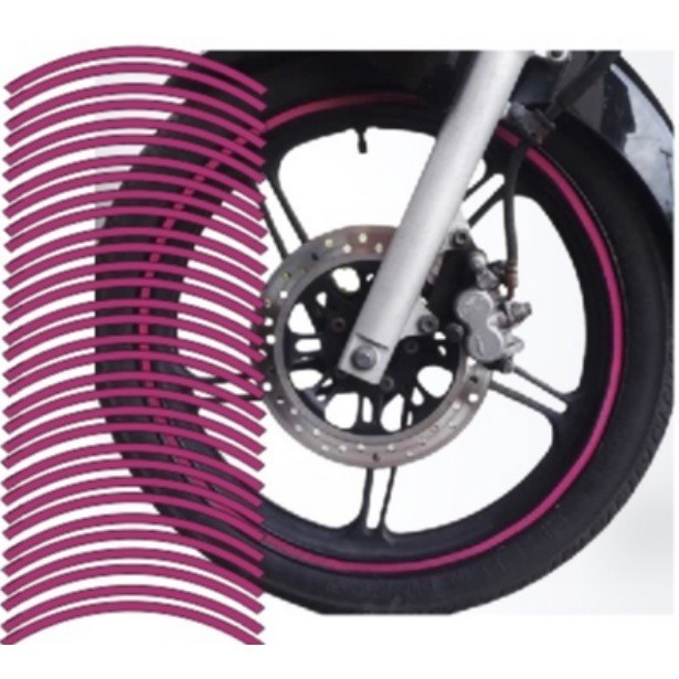 friso Adesivo Fita Roda Moto Titan 150, Titan 125, Fan 160 - Para Roda de Moto alta qualidade