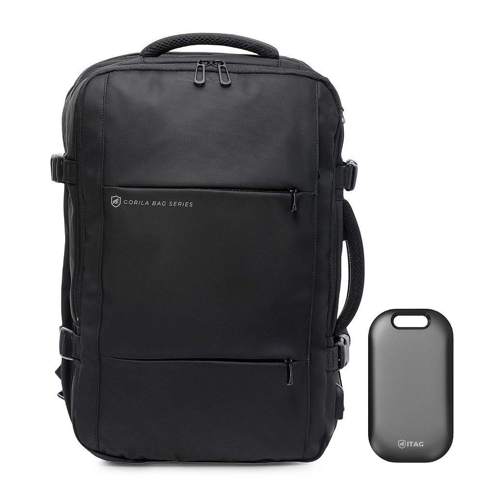 Kit Rastreador Chaveiro iTag + Mala de mão Executiva Armor - Gshield