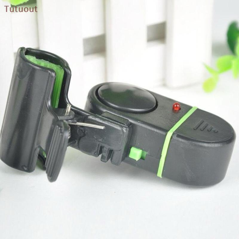 TUTU Alarme De Pesca Mordida De Peixe Isca Alerta Som LED Indicador De Luz Clip-on Vara Ao Ar Livre Buzzer Ferramenta BR