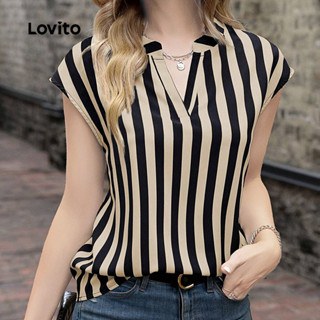 Lovito Blusa Casual Primavera/verão para Mulheres L152LD059 em Oferta na Shopee