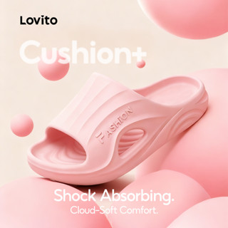 Lovito  Sandálias Planas de Lazer Casual para Mulheres. LFAS6025 em Oferta na Shopee