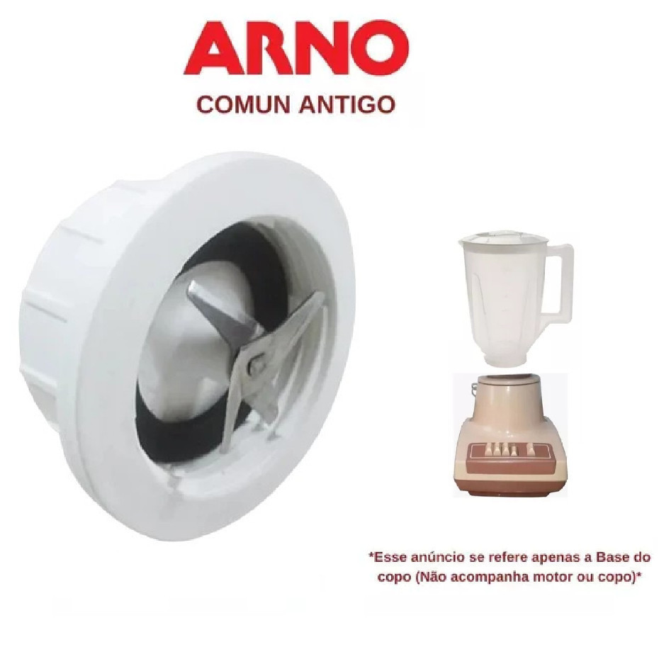 Base Liquidificador Completa Arno Lsh Lhg Arraste Maior 3mm Paralela Branca Antigo
