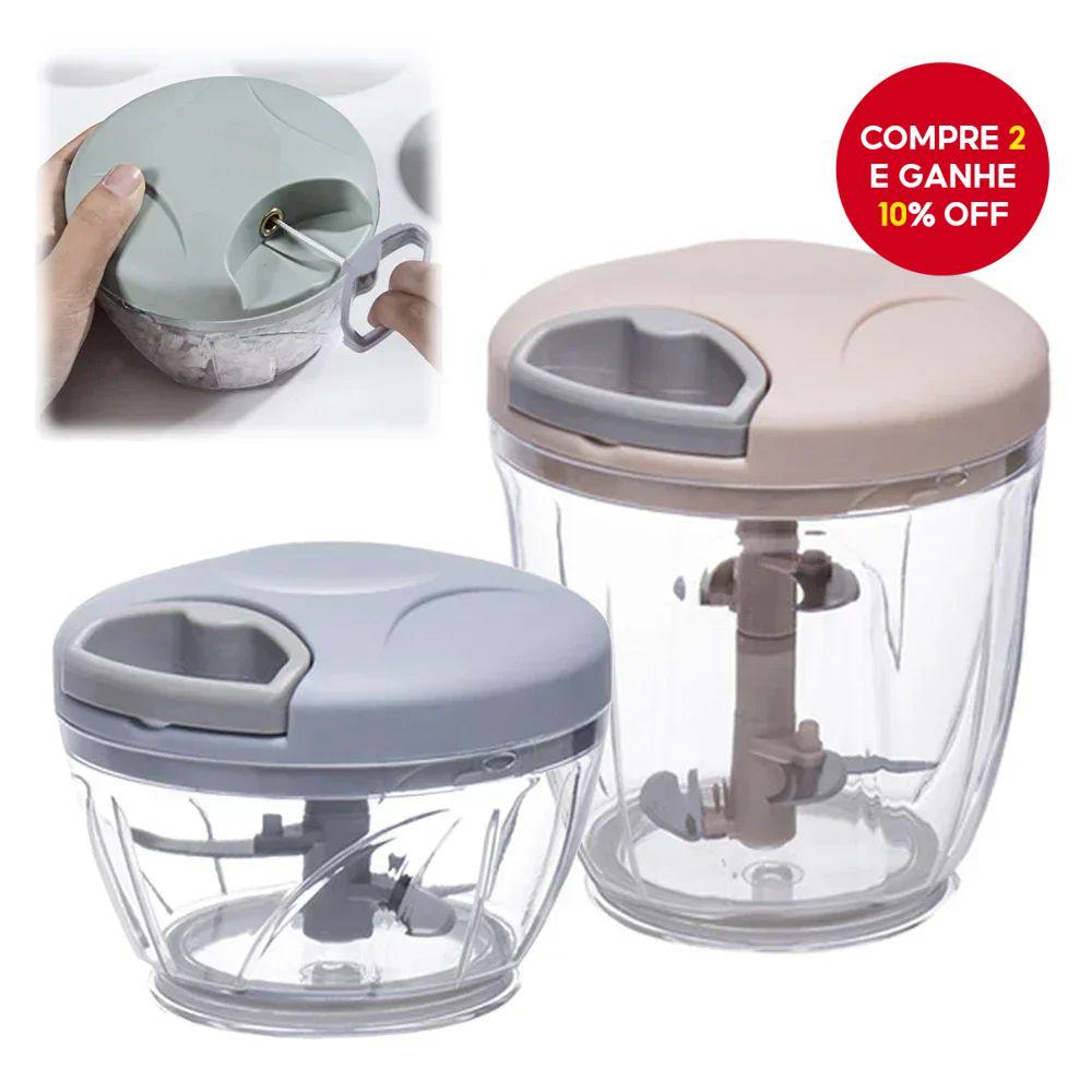Liquidificador Pimentão Alho Chopper Manual Girar Slicer Triturador Liquidificadores Moedor De Carne 500/900ML