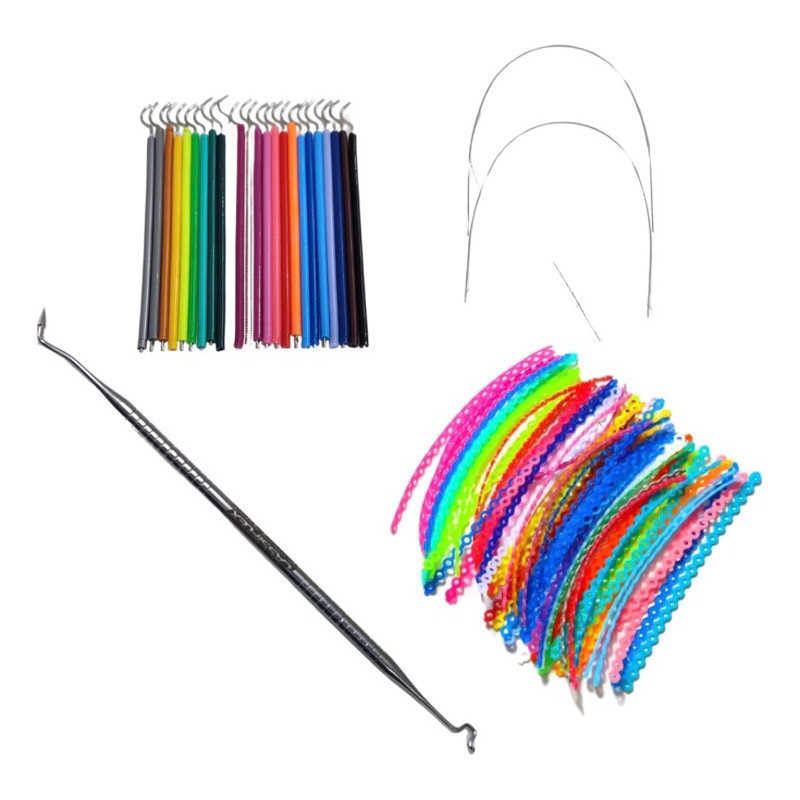 500 Borrachinhas Aparelho +10 Trançada + Aplicador+2 Fios em Oferta na Shopee