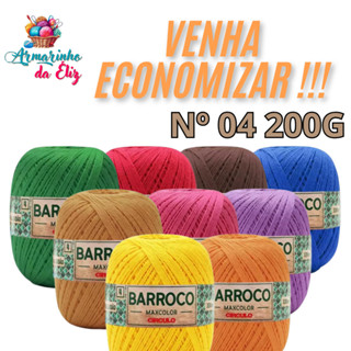 Barbante Barroco Nº 04 200g Circulo em Oferta na Shopee