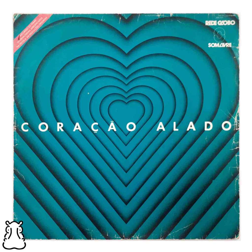LP Novela - Coração Alado - Internacional - 1980 Vinil - Hm