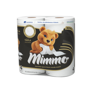 Papel Higiênico Folha Tripla 20m com 4 Rolos Mimmo em Oferta na Shopee