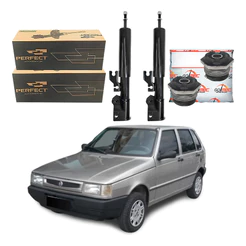 Kit Amortecedor Traseiro Uno 1.0 2001 A 2004