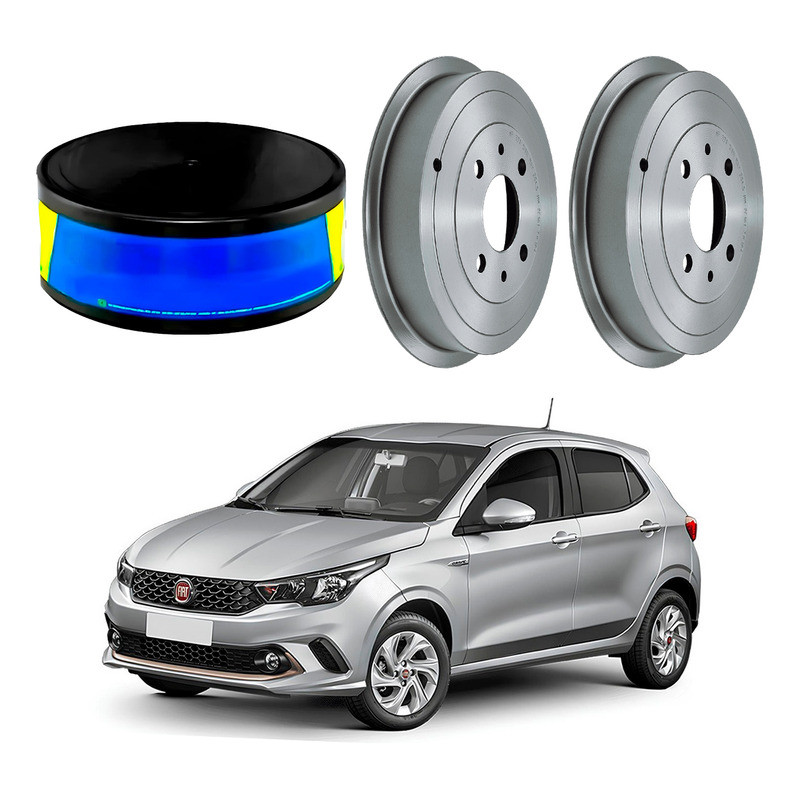 Tambor Freio Traseiro Argo 1.0 1.3 1.8 2018 A 2021