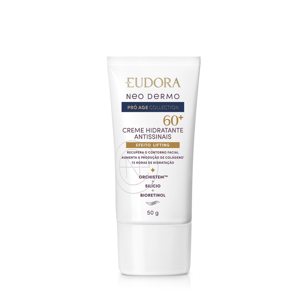 Eudora Neo Dermo Gel Hidratante Facial Antissinais 60+ 50g