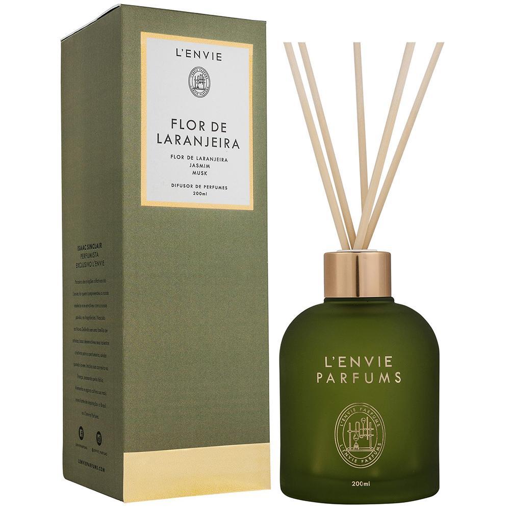 Difusor de Perfume Lenvie Flor de Laranjeira Elementos Ideal para Ambientes 200ml
