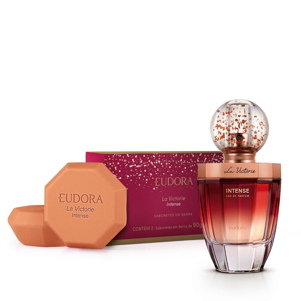 Combo La Victorie Intense: Eau de Parfum 75ml + Sabonete em Barra 2x90g