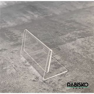 Kit Porta Preço em Acrílico 5x3cm – Para Prateleiras e Vitrines em Oferta na Shopee