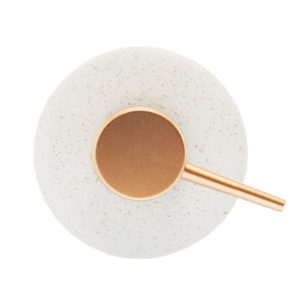 Porta Sabonete Líquido Lyor Granilite de Cerâmica Branco em Oferta na Shopee