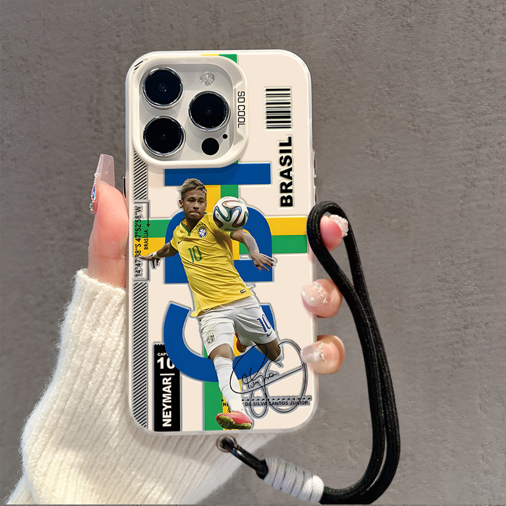Capa Capinha Para SAMSUNG A01 A02 A03 A05 A05S A06 A07 A10 A11 A14 A15 com estampa de Neymar Brasil J00785