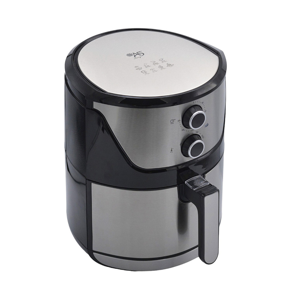 Airfryer Veneza 5,2L Inox 110V Antiaderente Sem Óleo Timer 60min Cozinha Saudável