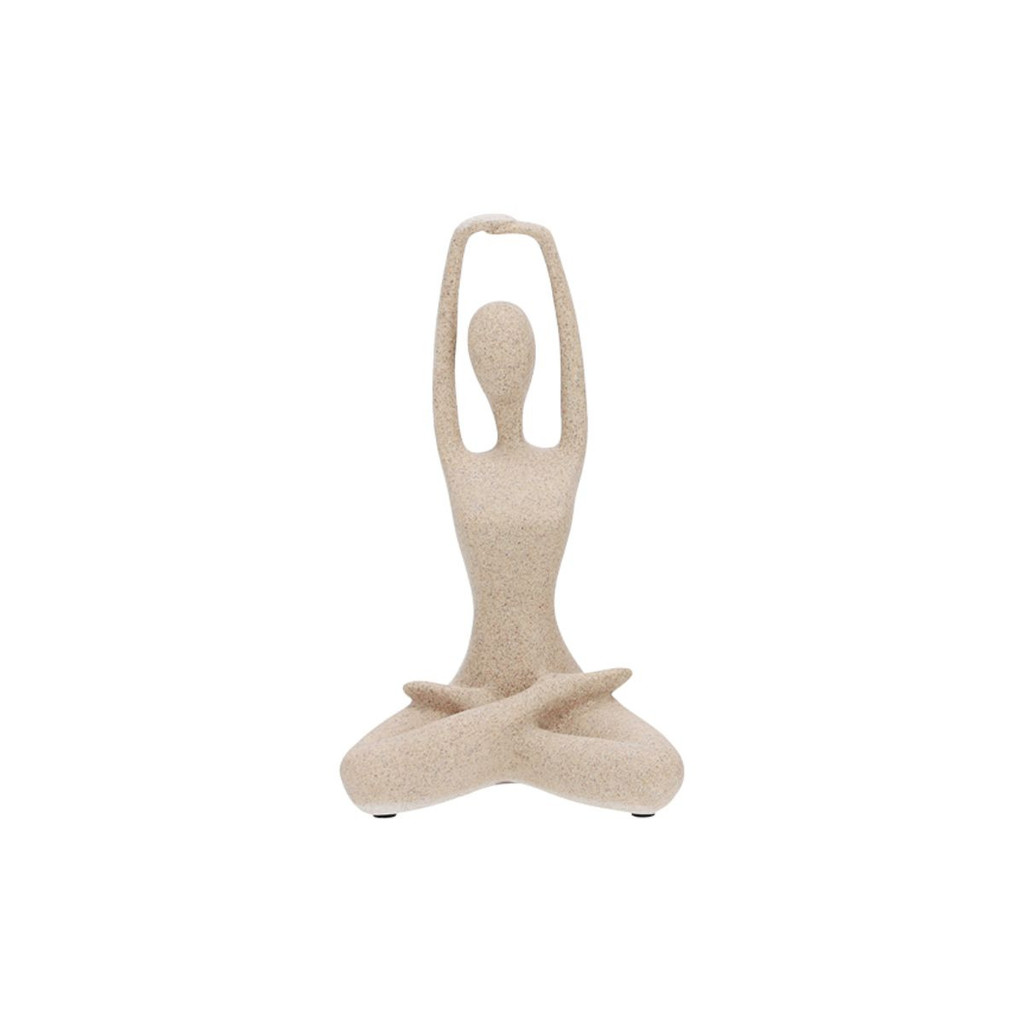 Imagem Escultura Yoga Poliresina Modelo C | Estátua Decorativa Zen