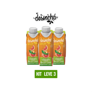 CHÁ VERDE DESINCHÁ PRA JÁ LARANJA E GENGIBRE 250ML- KIT 3 UNID em Oferta na Shopee