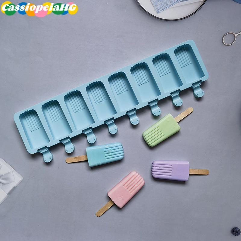 (Cassiopeiahg) 1 Pçs Molde De Sorvete De Silicone DIY Chocolate Sobremesa Picolé Moldes Fabricante Ferramentas Caseiras