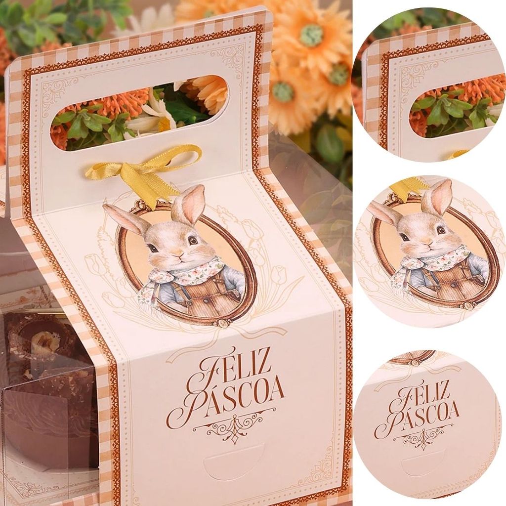 10 ALÇA PARA CAIXA AJUSTÁVEL 250/500G ACOLHER 5558 ( PASCOA JANGO 2026 ) em Oferta na Shopee