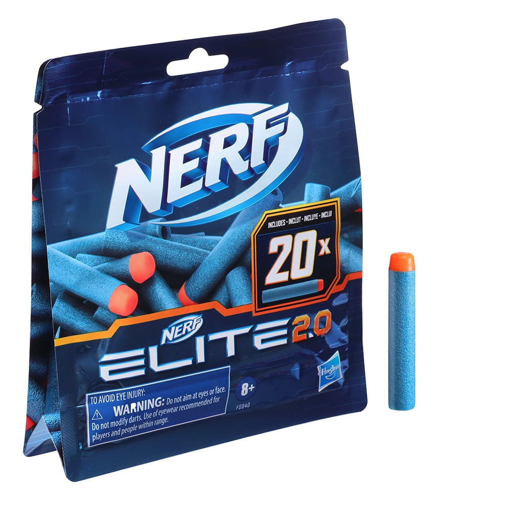 Refil Nerf Hasbro Elite com 20 Dardos em Oferta na Shopee