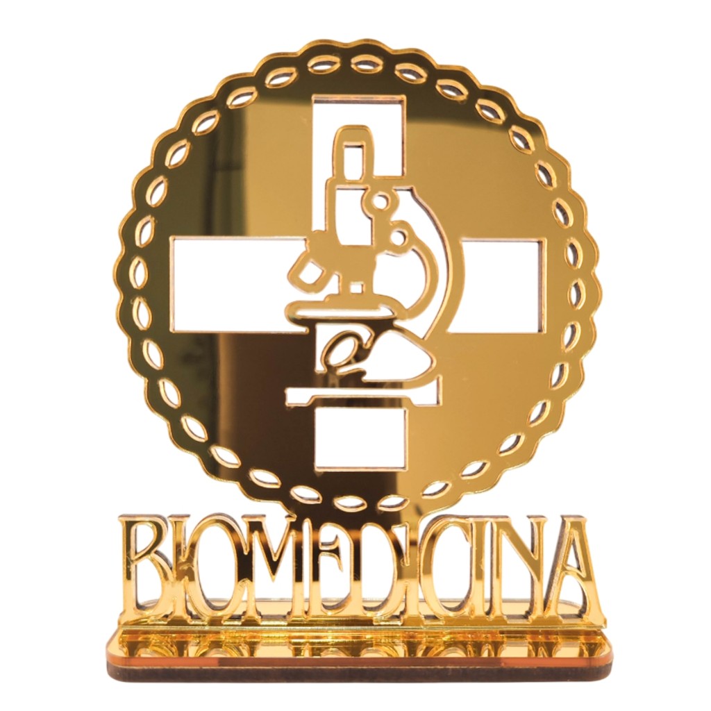 Emblema de Biomedicina Para Decoração, Profissão Biomédico