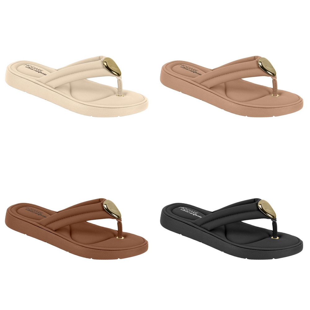 Sandália Chinelo Feminino Modare Ultra Conforto Rasteira em Oferta na Shopee