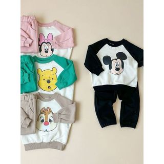 Conjunto de moletom infantil com personagens da Disney –  para máximo conforto