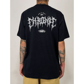Camiseta Chronic Tag Dagger - Preta em Oferta na Shopee