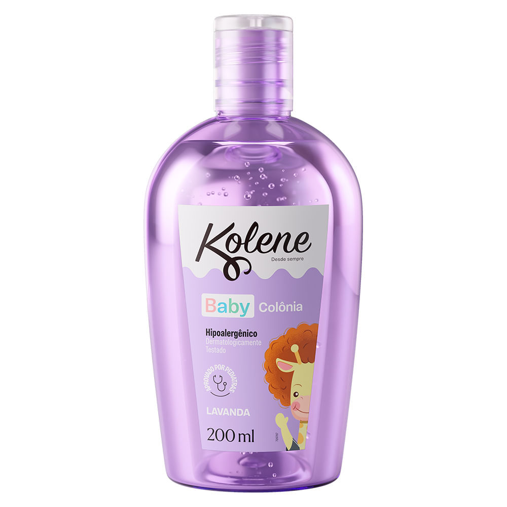 Colônia Kolene Baby Lavanda 200ml em Oferta na Shopee