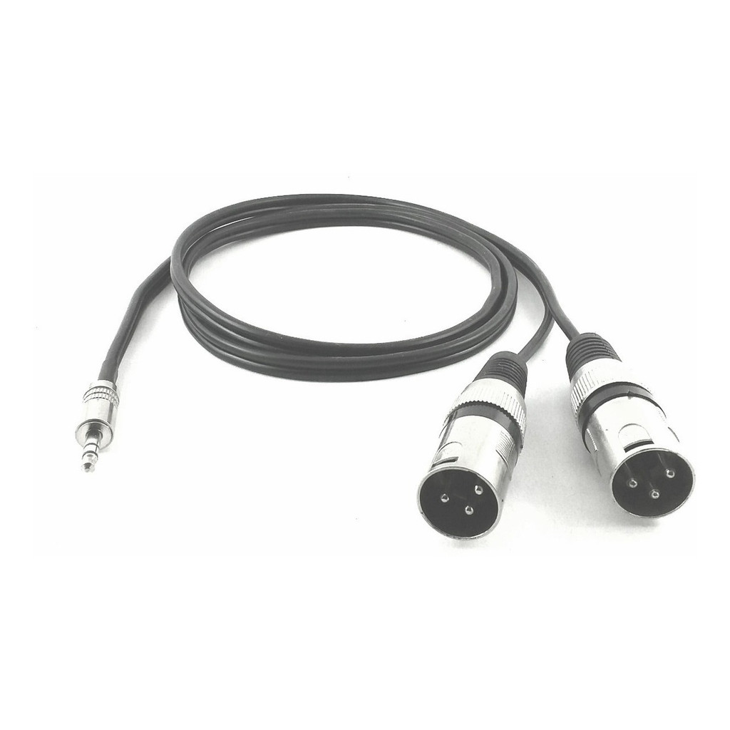 Cabo Xlr Splitter Y  1p2 Stereo X 2 Xlr Macho Mono  7 Metros