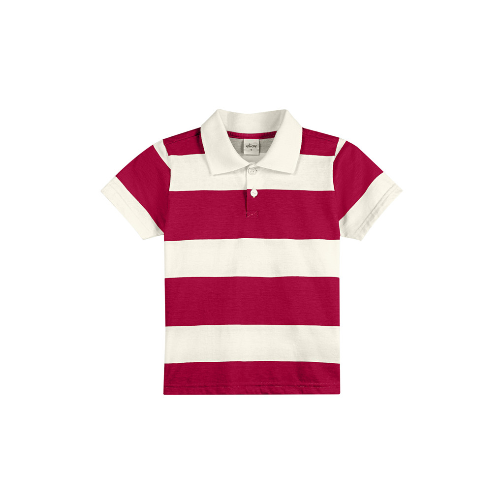 Camisa Polo Elian Listrada Vermelha REF: 241472