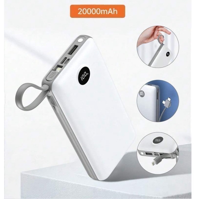 Carregador Portátil Bateria Power Bank 20000mah alex
