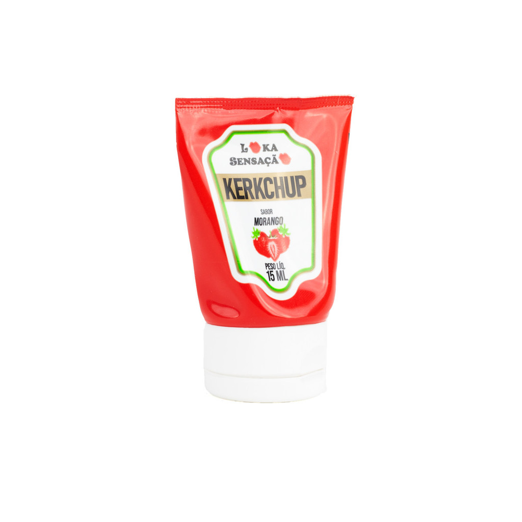 Bala Líquida em Gel Morango - 15 ml | Loka Sensação Kerkchup