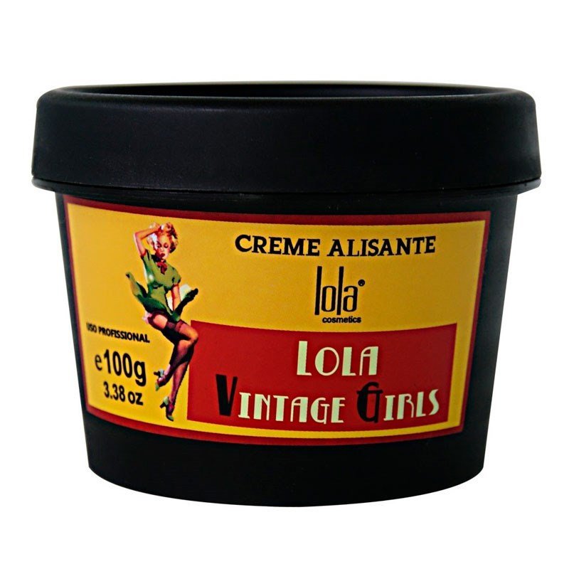 Creme Alisante Lola Vintage Girls 100g em Oferta na Shopee