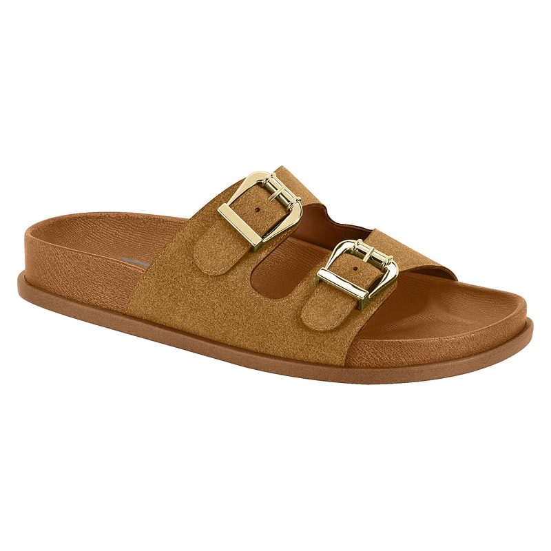 Sandália Birken Papete Feminina Fivelas Anatômica Confortável Boho Confortável Vizzano Original em Oferta na Shopee